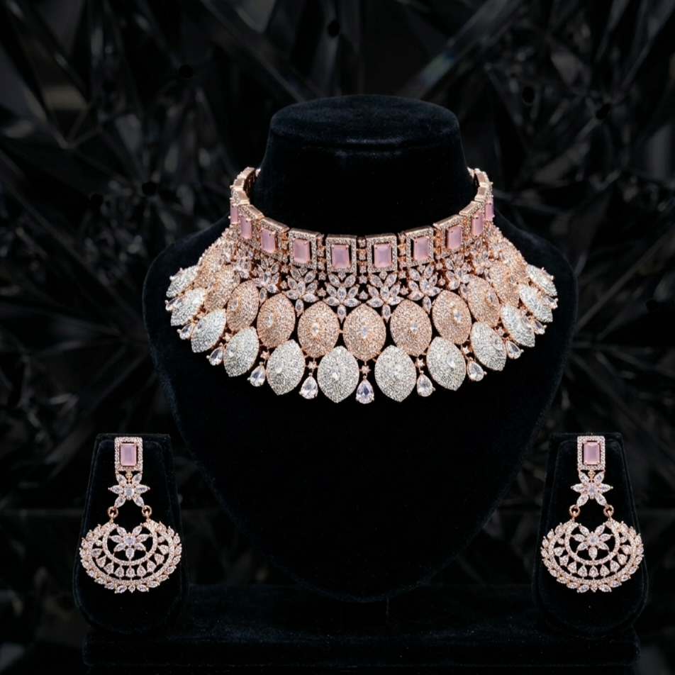 Rosegold  Choker Necklace