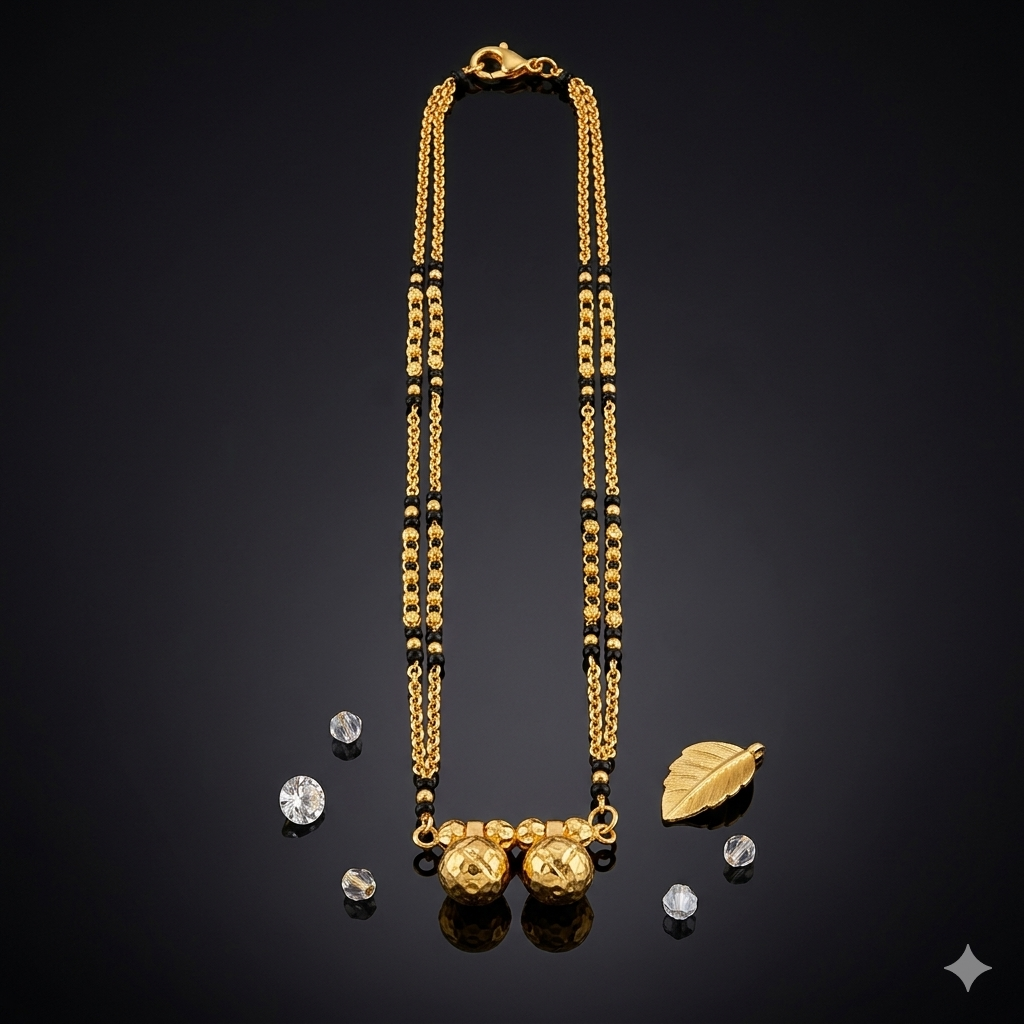 Short chain mangal sutra 18"