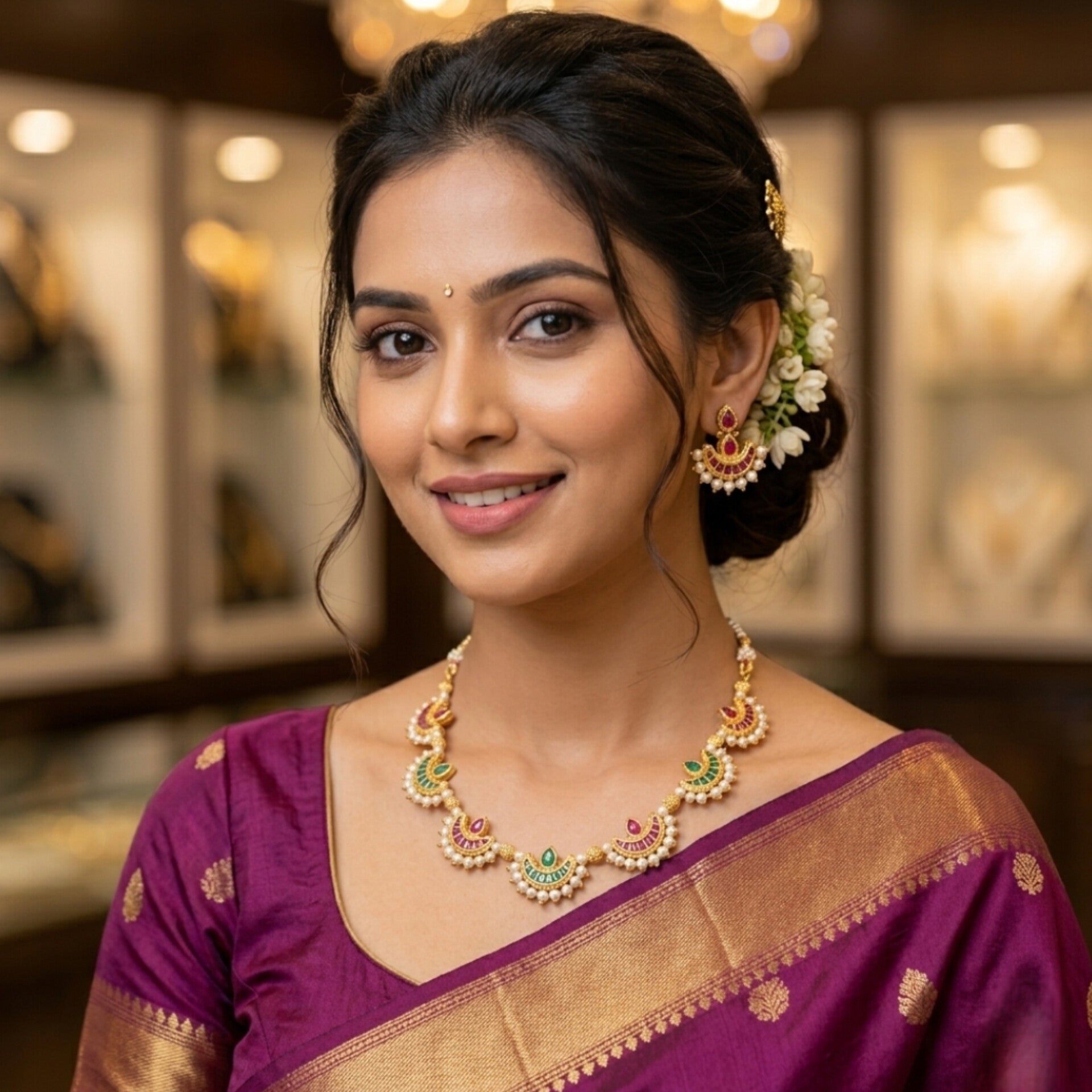 Moti Chandrakore Necklace