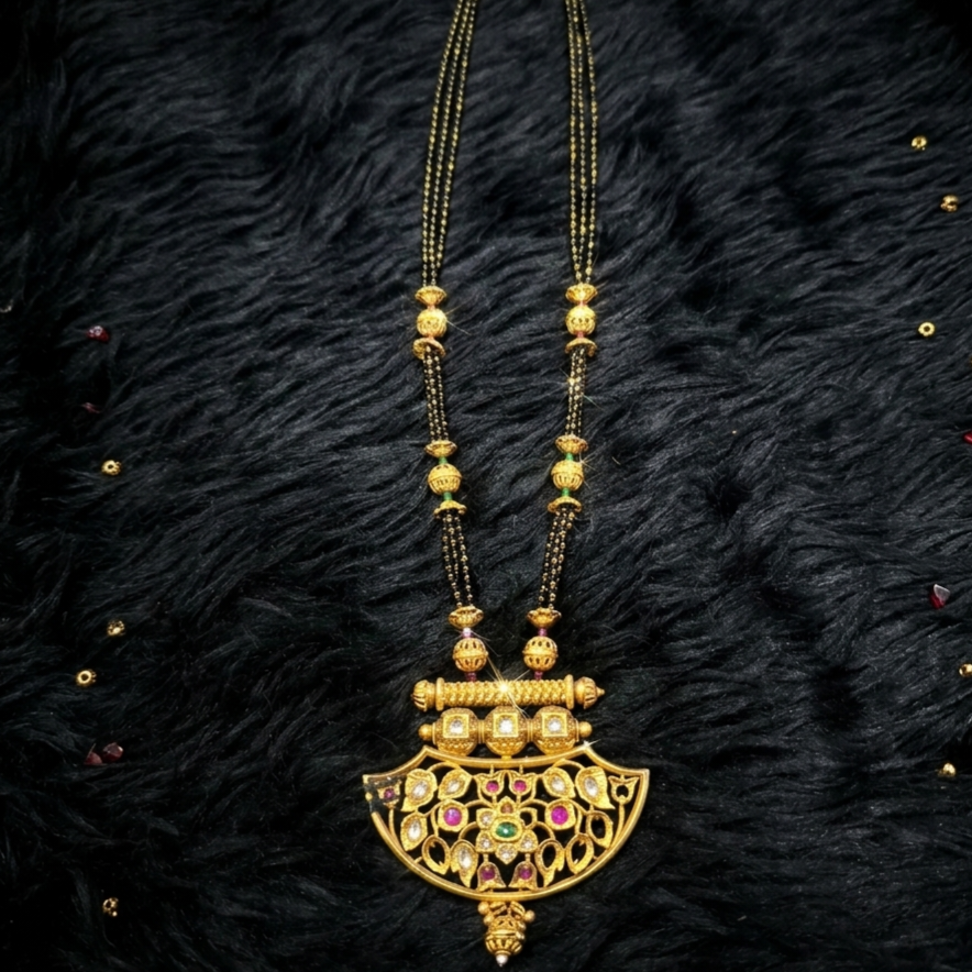 Rajvadi Short mangalsutra