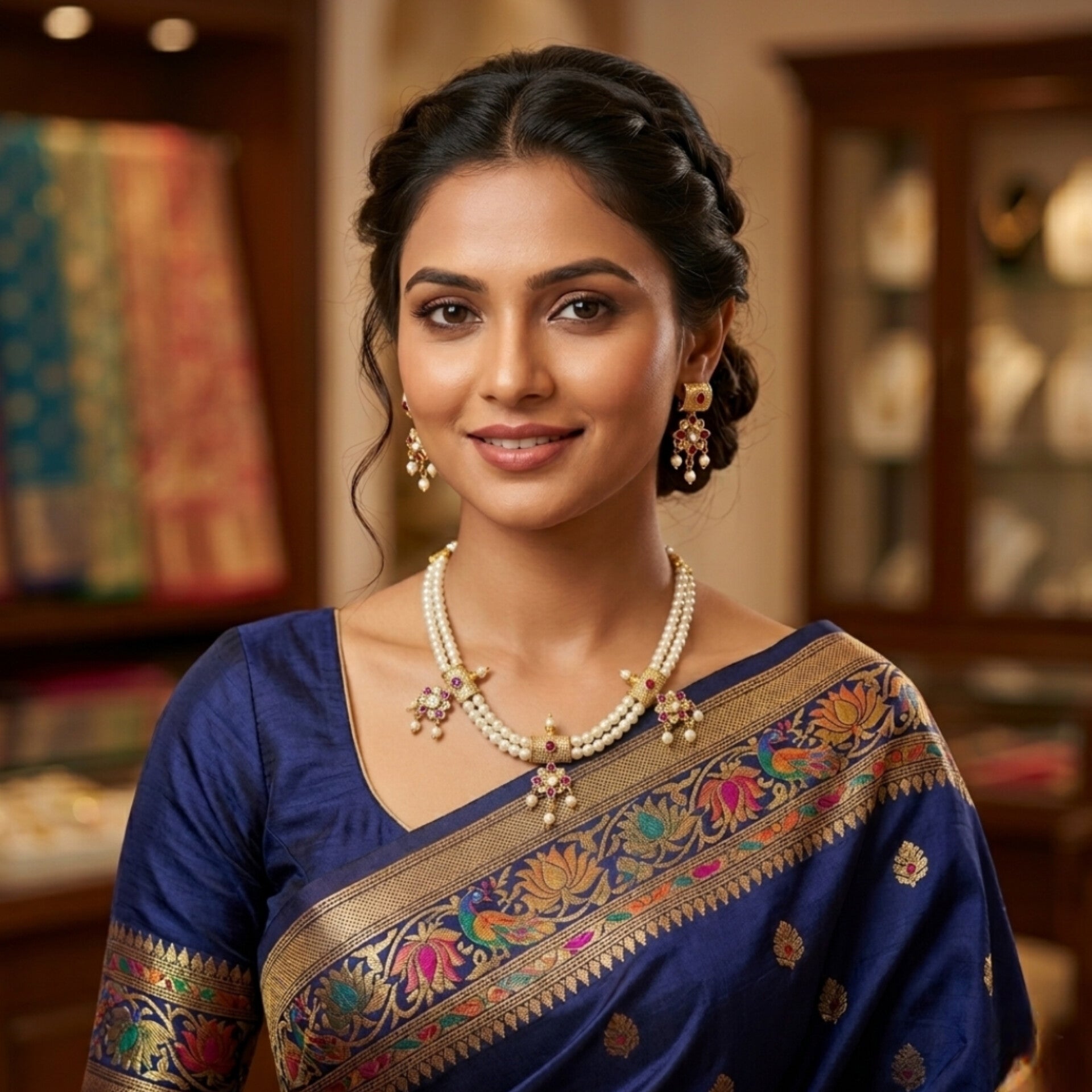 Moti Chinchpeti Necklace